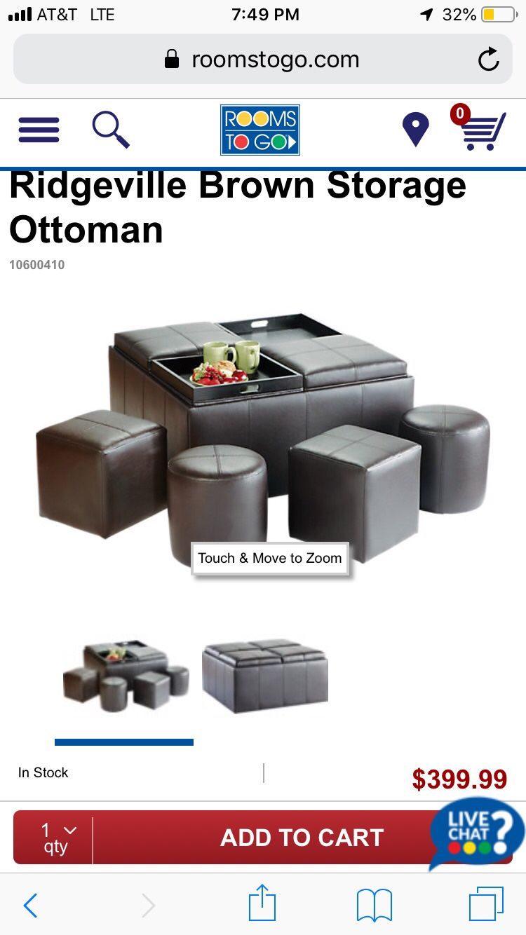 Ottoman rooms to go deals