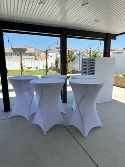 Chairs, Tables, Canopies, Draping, Jumepers, More