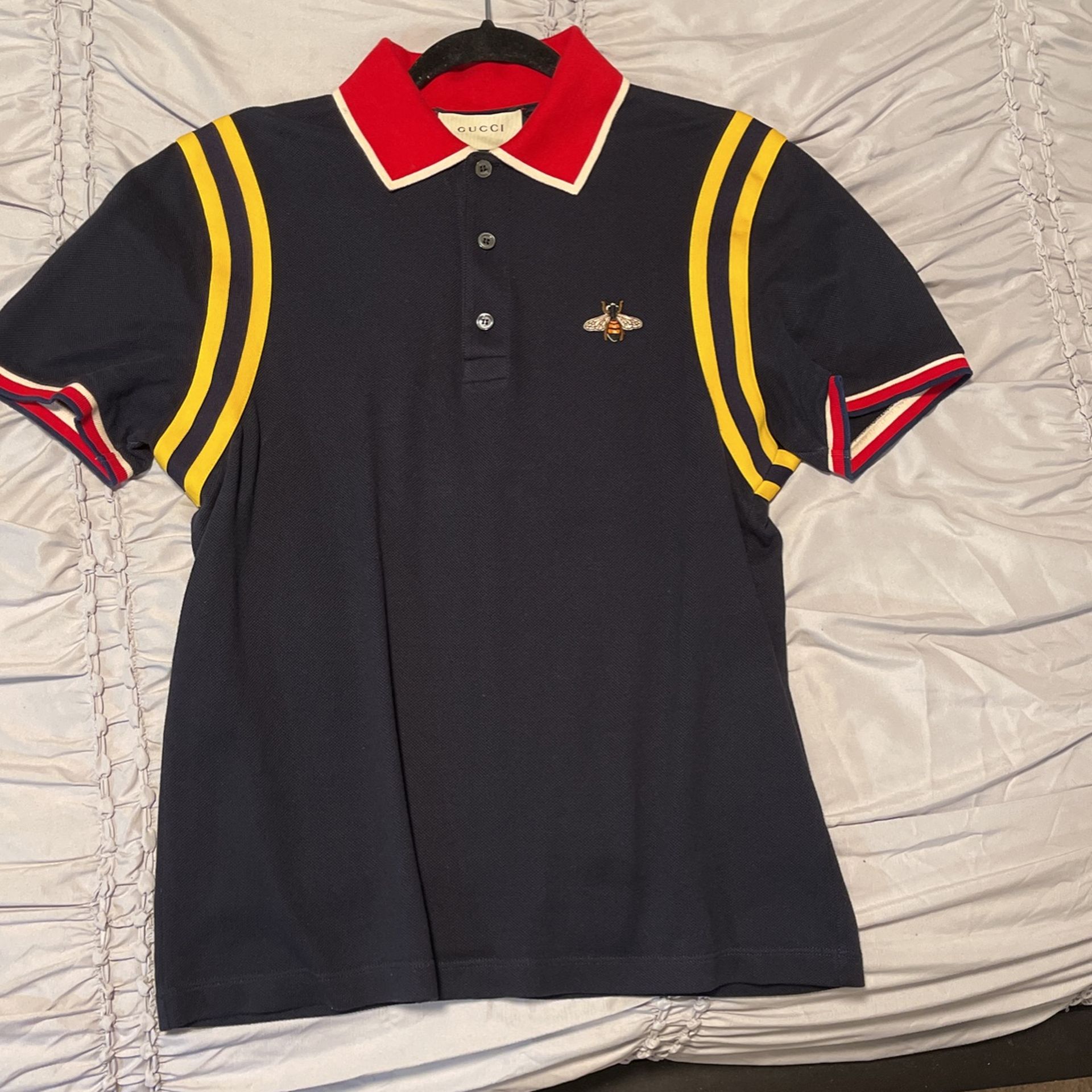 Gucci Polo Shirt, Navy, Gucci Large