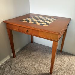 Chess Table - Mahogany 