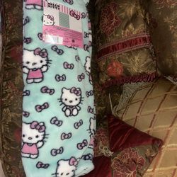 Hello, Kitty, blanket