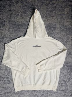Maison Margiela Upside Down Reversed Logo Off-White Hoodie