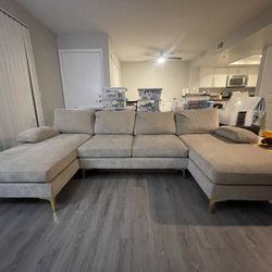 Beige Sectional Couch