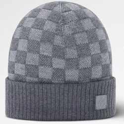 Grey And White Lv Beanie 