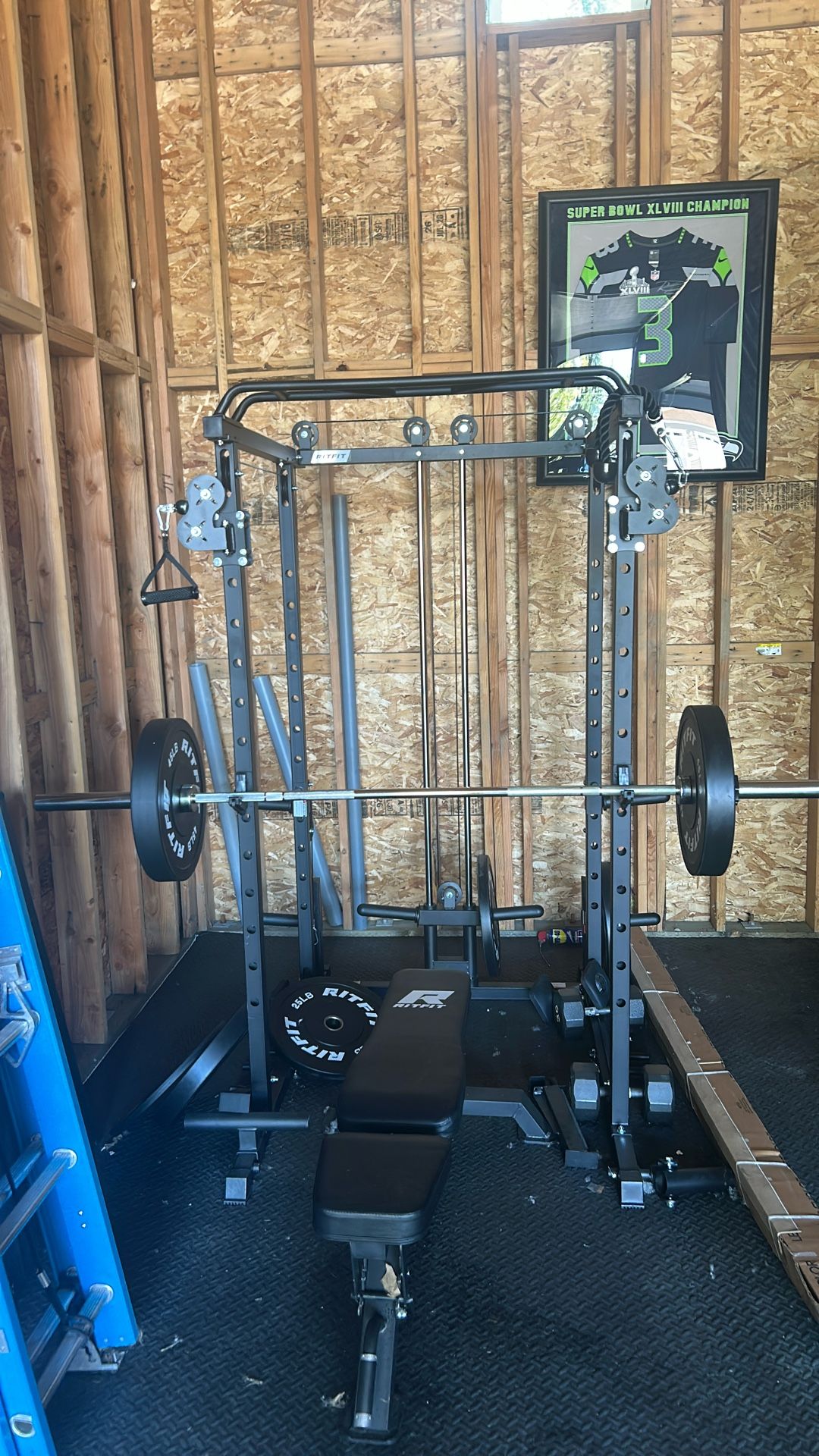 RITFIT Rack/Pulley/Weights