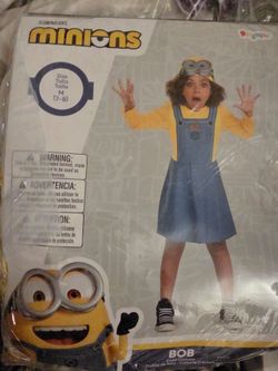 Minions Bob Child Costume Size M (7-8)