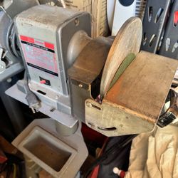 Rare Vintage Craftsman Grinder
