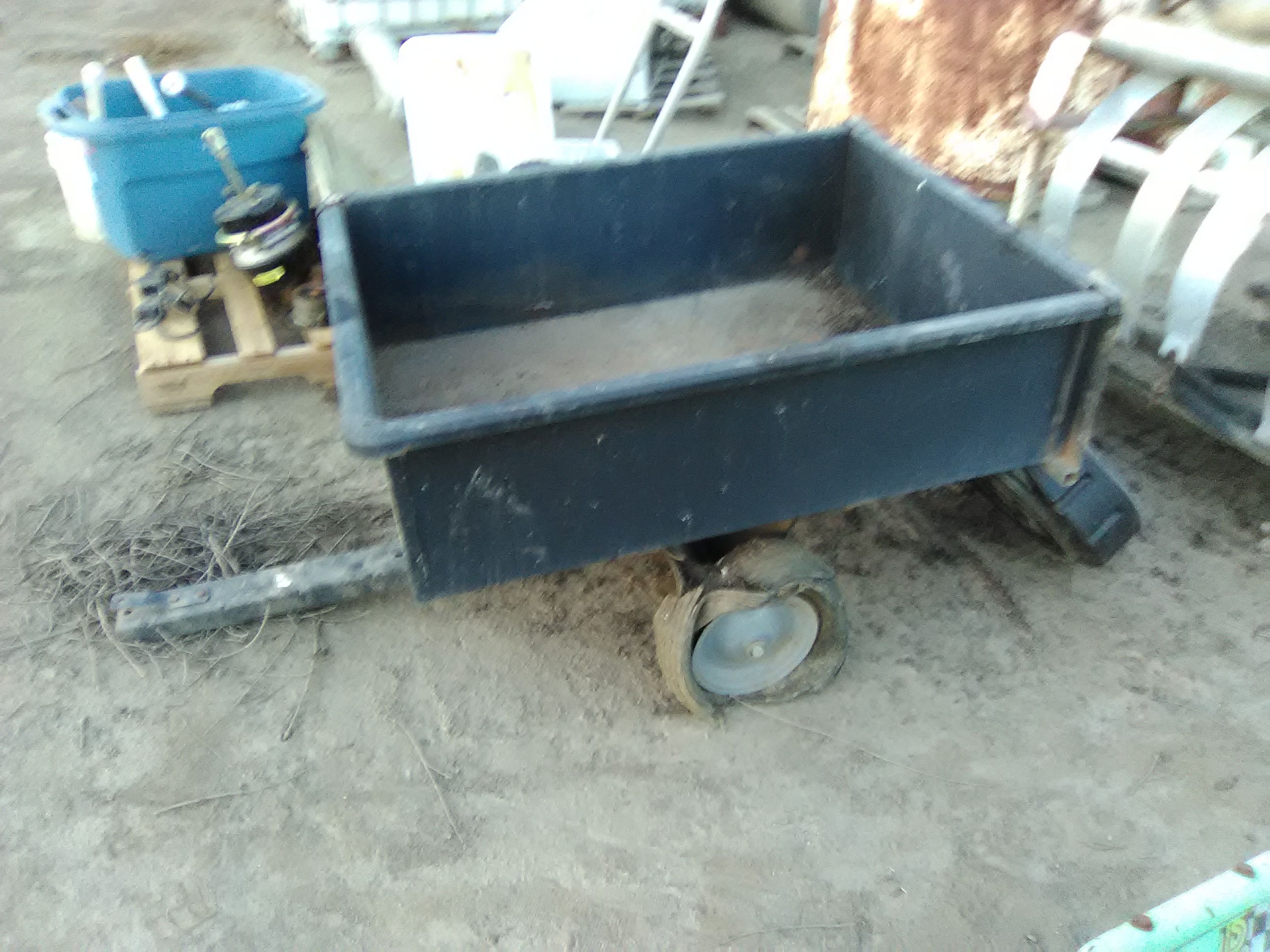 Trailer with tilt hitch