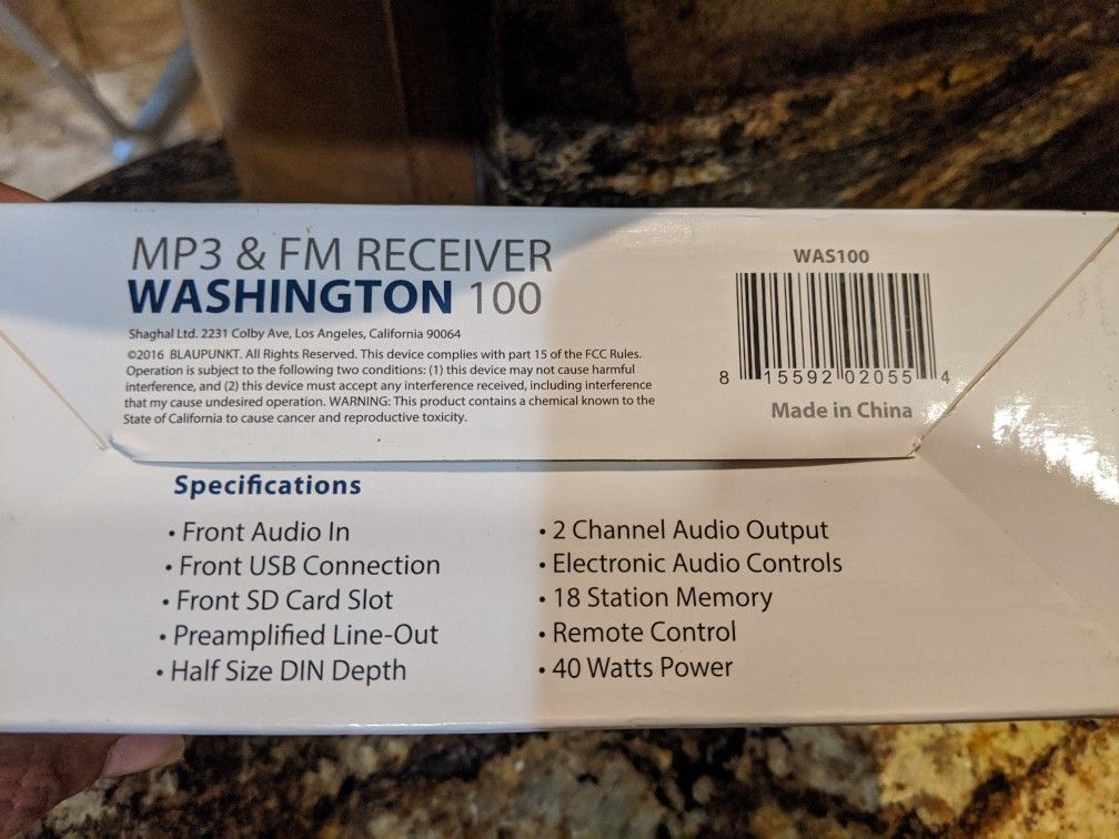 🆕 BRAND NEW BLAUPUNKT DIGITAL MEDIA RECEIVER w/REMOTE