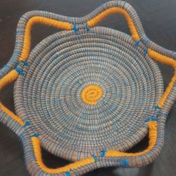 Decorative Handmade Coiled Basket