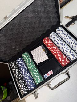 Poker Chip Set in Aluminum Case