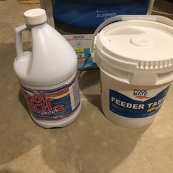 Pool Shock and Feeder Tabs