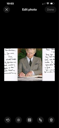 King Charles III  10 page HANDWRITTEN Letter. A rare piece of royal history.