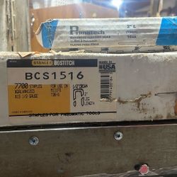 2 inch half-inch crown galvanized, staples, and three-quarter box 2 inch links, hardwood flooring nails