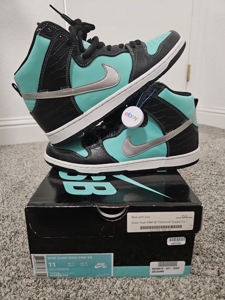 SB Dunk High Diamond Supply Size 11M