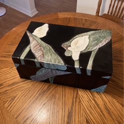 Hand Painted Storage Box
