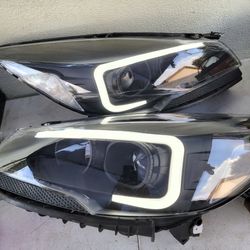 13-16 Ford Escape LED DRL Projector Headlights Luces Micas Calaveras Faros Faroles Focos Headlamps