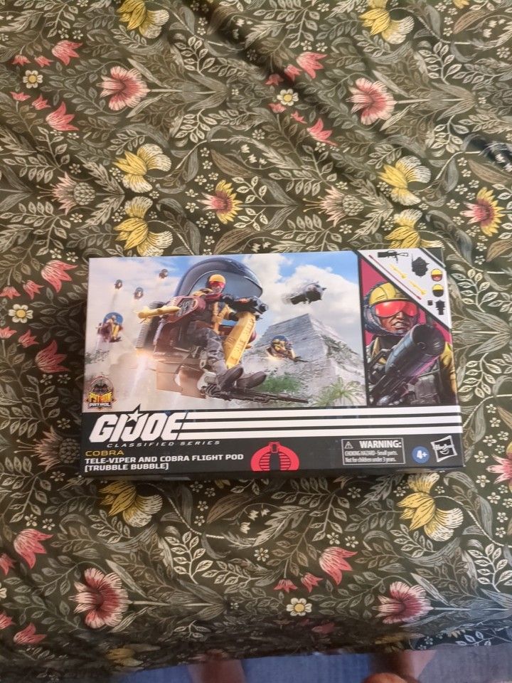 GI Joe Classified Tele-Viper and Flight Pod- Python Patrol