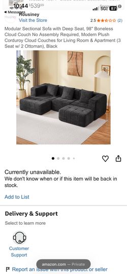 Brand new couch