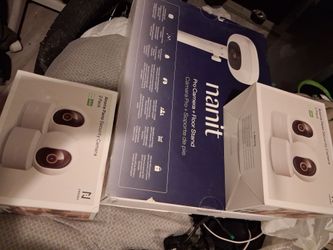 Nanit pro camera and floor stand and 4 anona pano cam