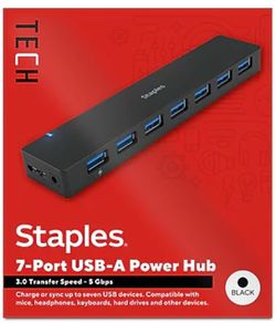 7 Port USB Hub New In Box