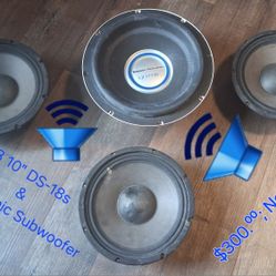 3 Mid-range 10" Speakers & 1 12" Subwoofer 