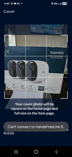 BRAND NEW IN BOX ARLO HD WITH COLOR NIGHT VISION