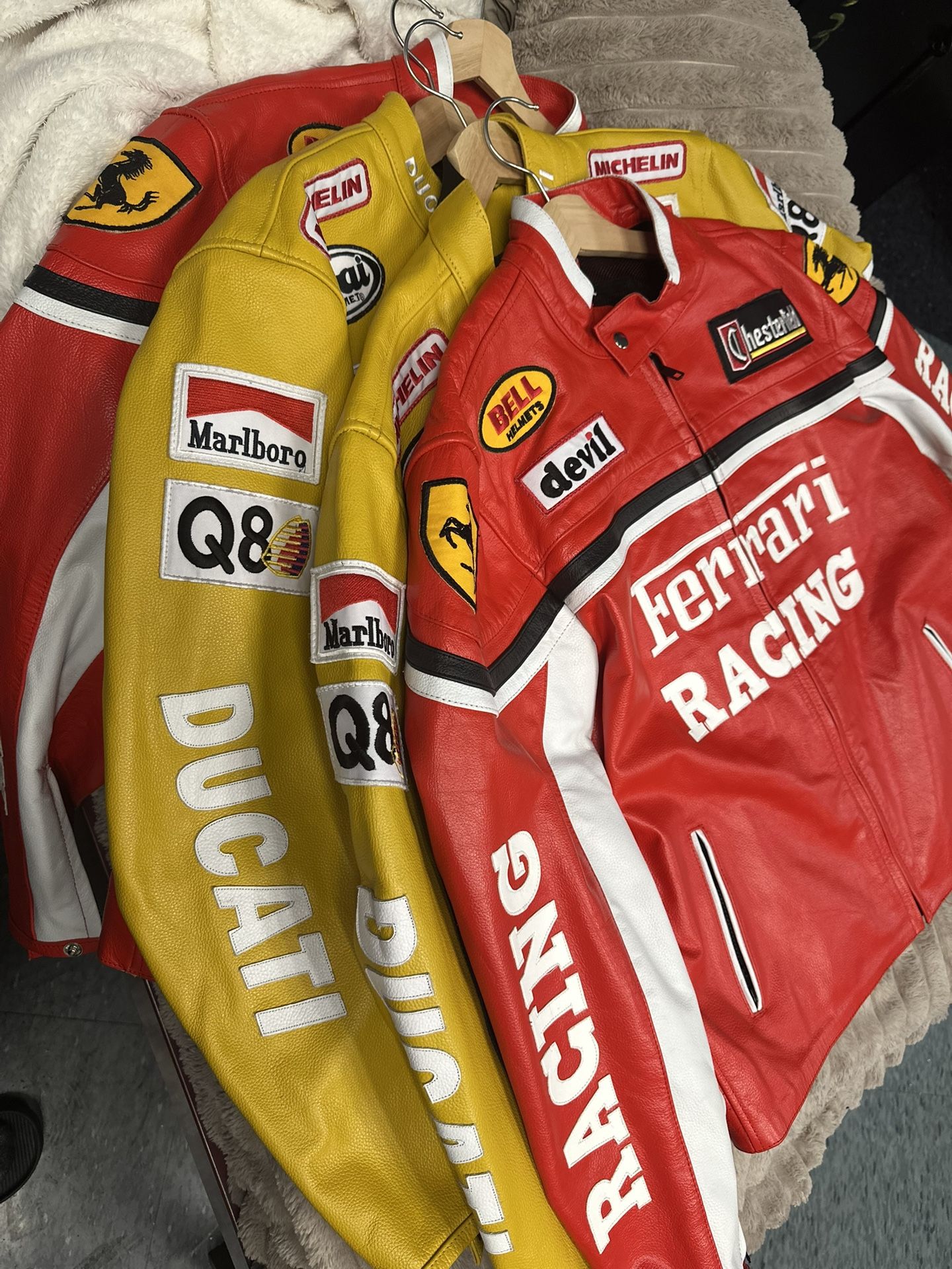 Ferrari And Ducati Leather Jackets 