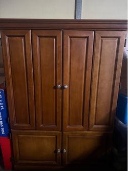 Wood Armoire