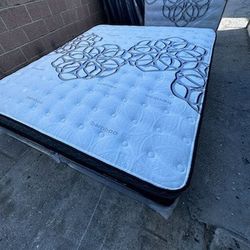 🟪queen Size Mattress Pillow Top 12" Thick 