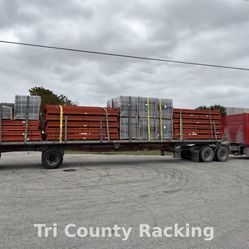 Warehouse Pallet Racking – Teardrop Style – Beams, Uprights & Wire Decks
