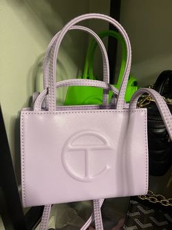 Lilac purple telfar bag
