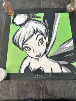 Vintage Disney Tinker Bell Poster interpretation by Allison Lefcort