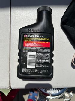 STP Engine Stop Leak Bottle