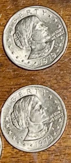 Two 1979 Susan B Anthony 