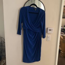 Royal Blue Ralph Lauren Dress Size 14