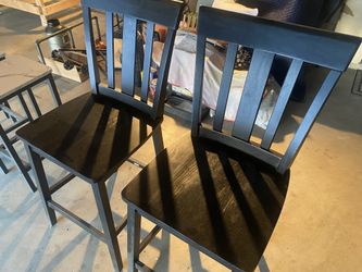 Black Wood Chairs