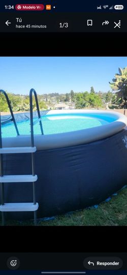 alberca  easy set pool 15 ft x42 in h