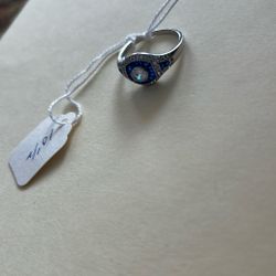 .925 Sterling Silver Ring Size 10 1/2