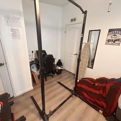 Adjustable pull up/ dip bar