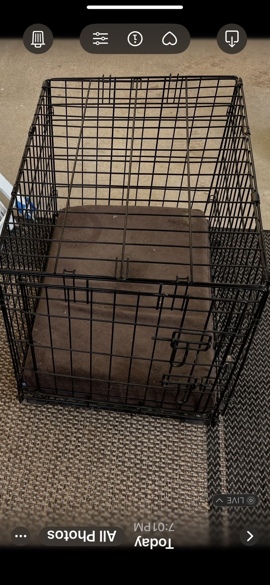 Dog Crate And Baby Gate/Pet Gate Selling Together