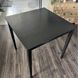 Black high top table