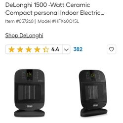 Delonghi Heater 1,500watt