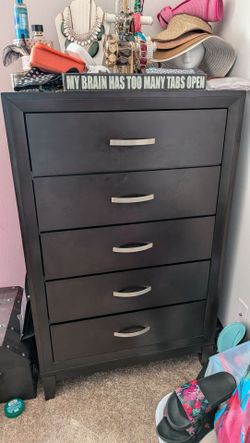 5 Drawer Chest - Espresso