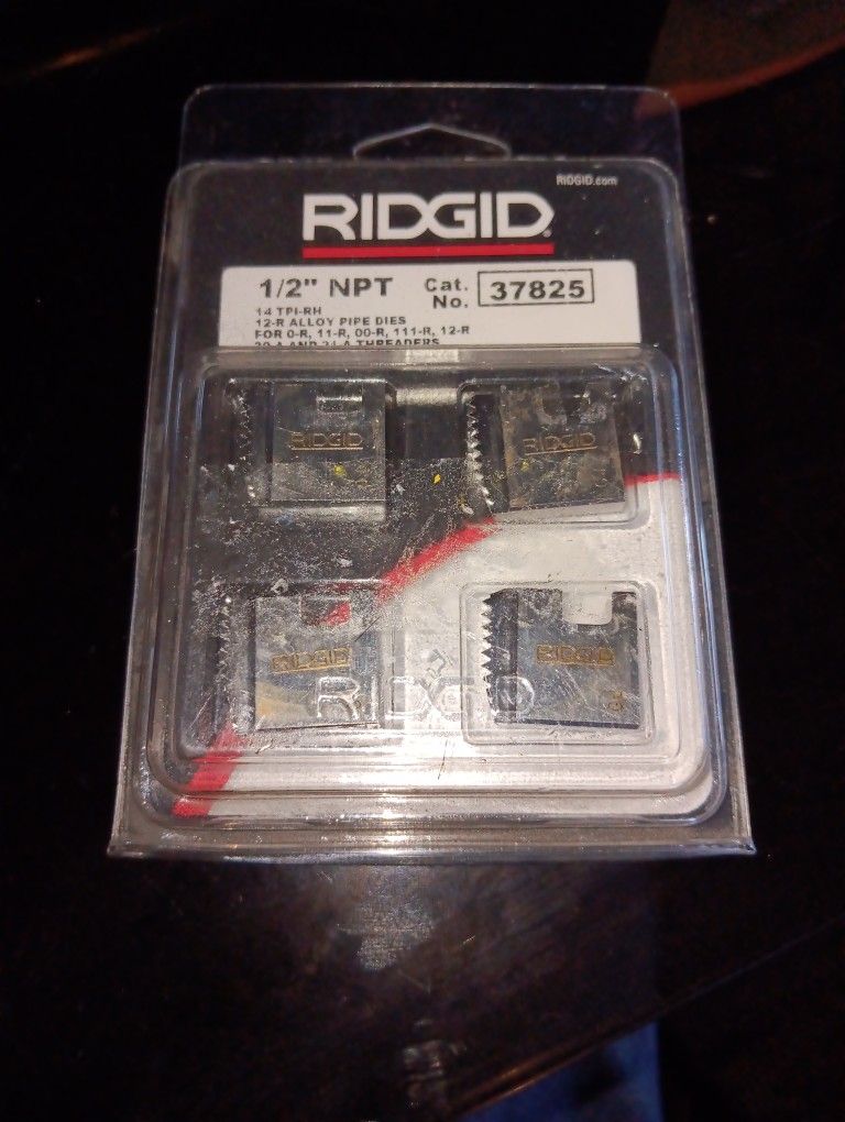 Ridgid Pipe Dies 37825 60$