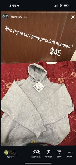 Proclub Hoodie Grey