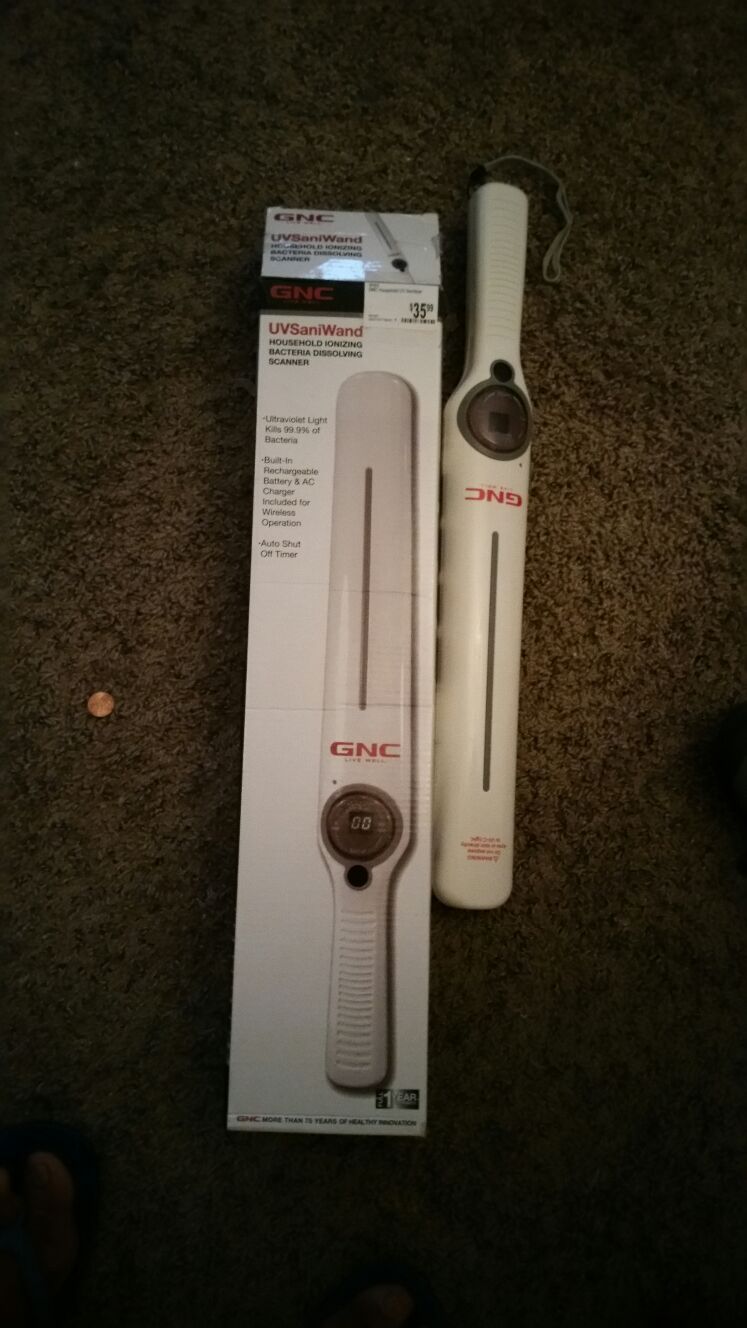 Gnc uvsaniwand household bacteria scanner