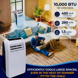 10,000 BTUs Portable AC - Used 2-3 times $200