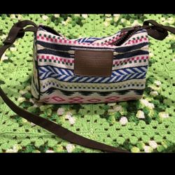 Pendleton Travel Kit Bag Wool Blend Shoulder  Purse Aztec Western Cowgirl