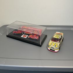 McDonald’s NASCAR Diecast Bundle – #94 Race Car + McDonald’s Transport Truck 
